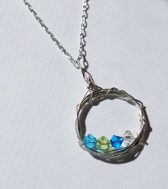 Custom Family Jewelry: Birthstone Necklace