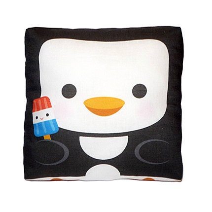 Mini Pillow - Happy Penguin