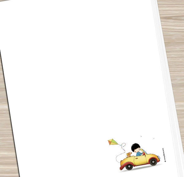 Downloadable binder filler set - My Yellow Car