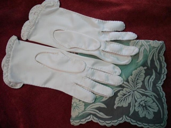 Vintage Gloves and Scarf Fashions From Yesteryear Series - 2