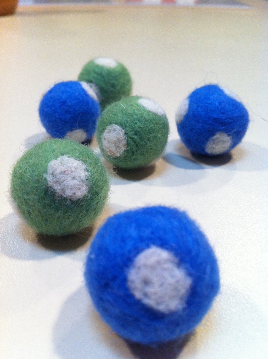 Felted Ball Beads- A Day On the Boat