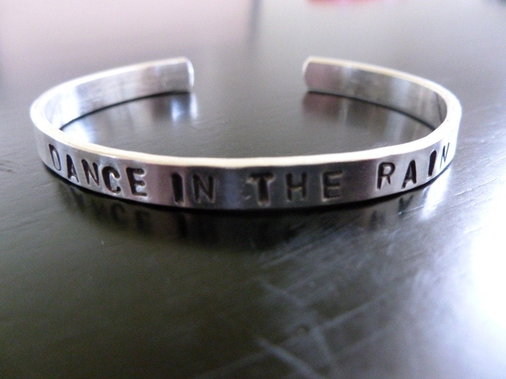 Hand Stamped Cuff Bracelet