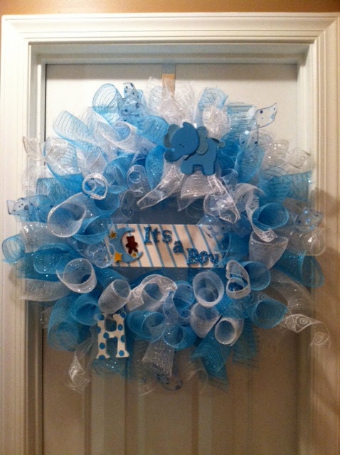 mesh baby wreaths