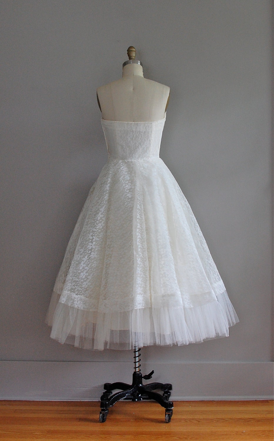 1950s dress 50s wedding dress Trillium dress DearGolden