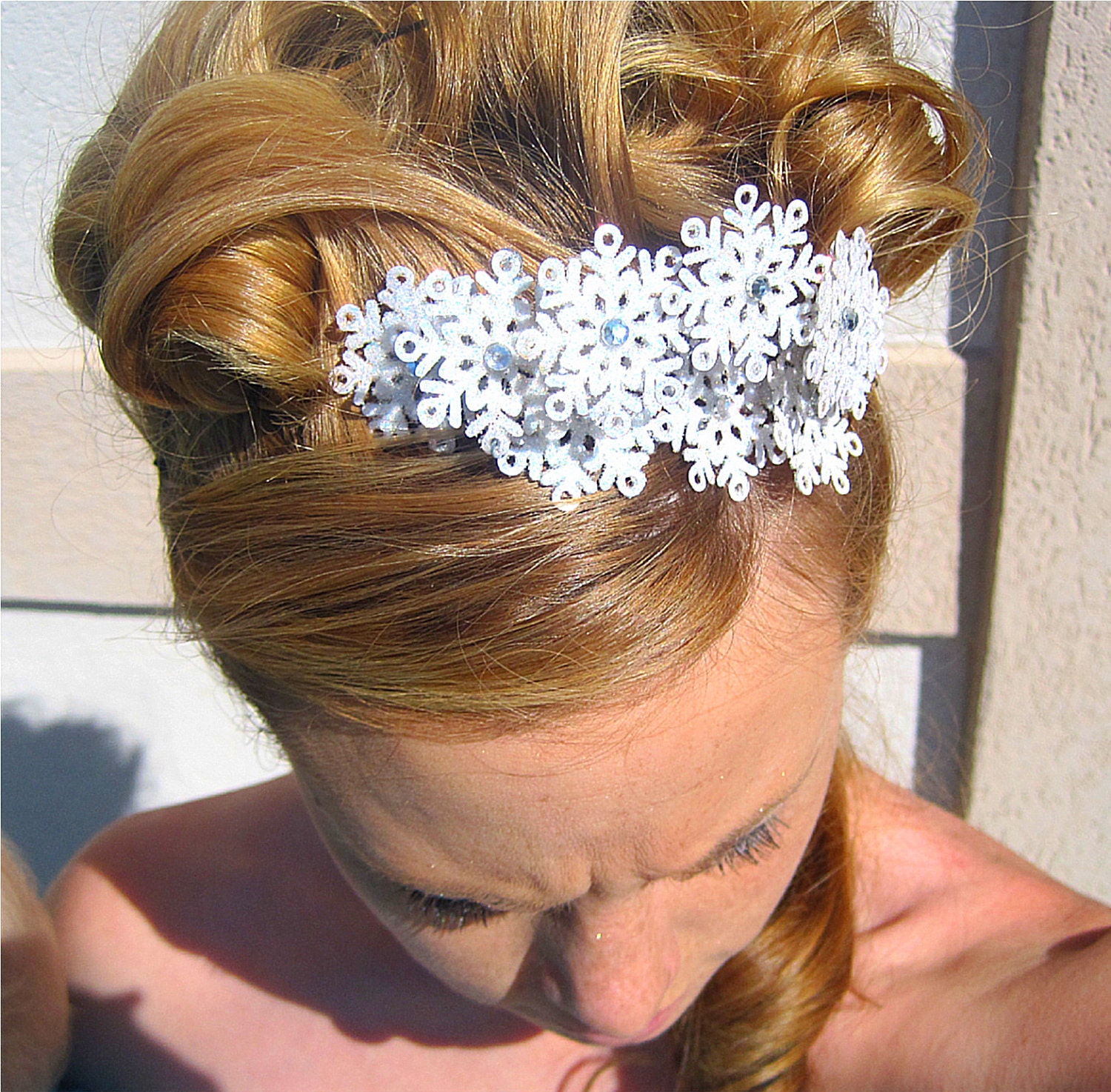 Bridal Snowflake Headband