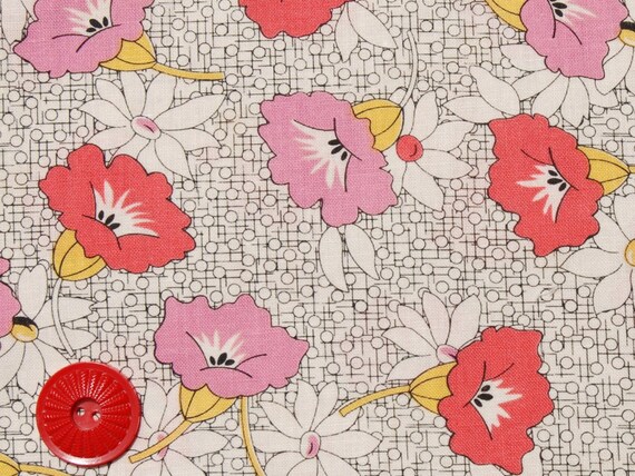 SALE Fat Quarter Bundle of 4 - Antique Treasures