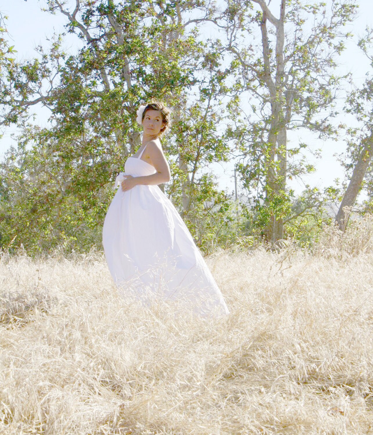 Cotton Honey Wedding Gown whiteromance