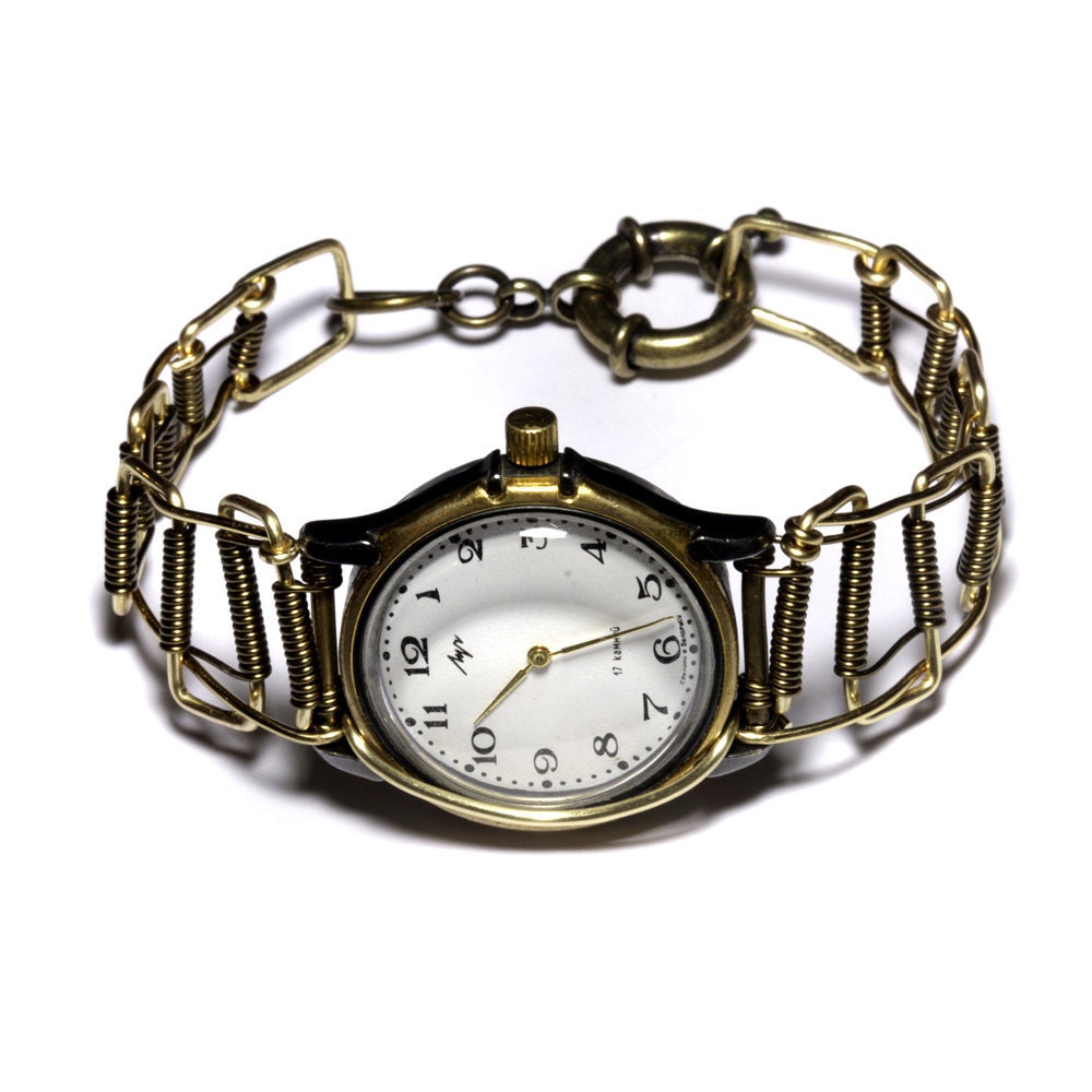 Steampunk Soviet Russian Wristwatch - One of a Kind