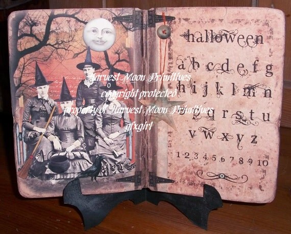 PRIMITIVE HALLOWEEN CARD - The Gathering