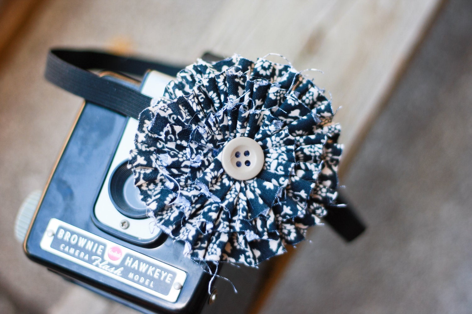 vintage inspired flower headband