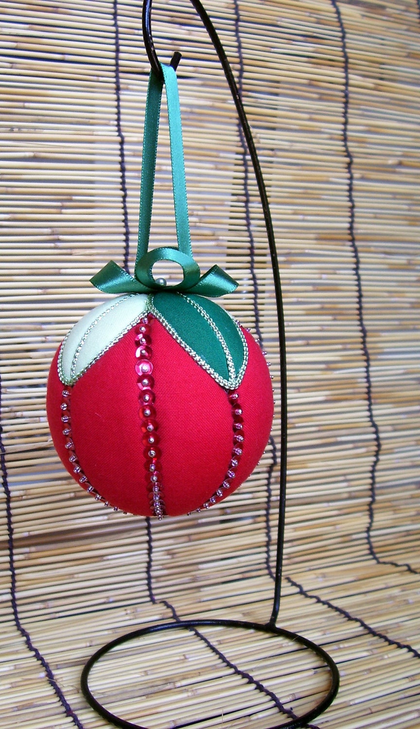 Summer Tomato Kimekomi Ornament