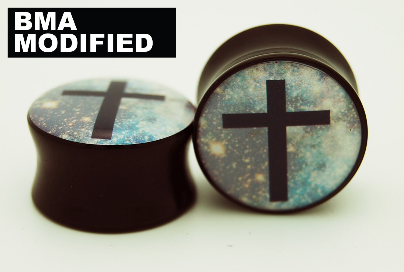 Cross in Space BMA Plugs 7/16 inch 11mm