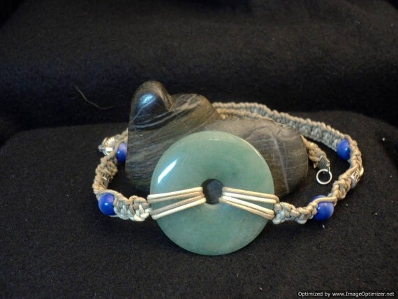 Aventurine Macrame Choker