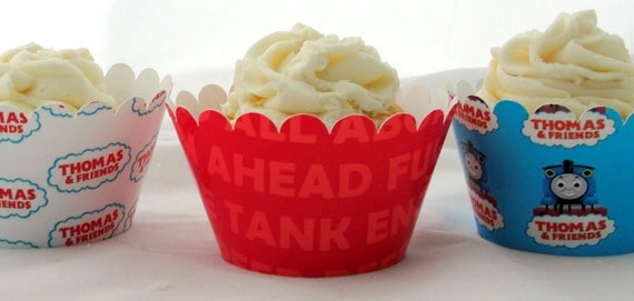 Thomas the Tank Engine Cupcake wrappers