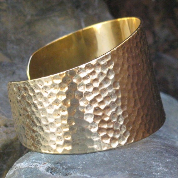 1 Antique Gold Cuff Bracelet Blank Jewelry Supplies 1128