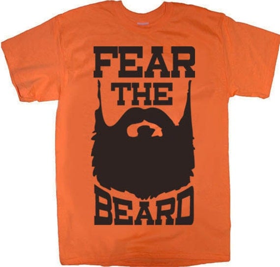 Fear The Beard t-shirt sizes Adult S, M, L, XL, and XXL