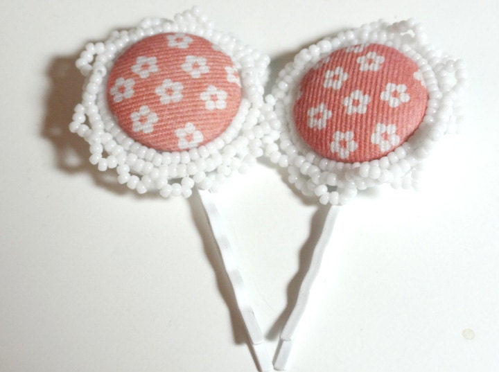 Button Bobby Pins - $7.95 Button Bobby Pins - $7.95