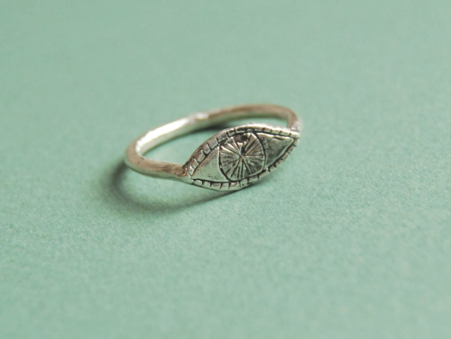 Watchful Eye - sterling silver ring