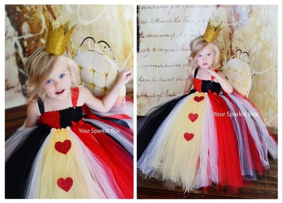 Queen of Hearts Costume Tutu Dress nb-4t PREORDER - only 5 left