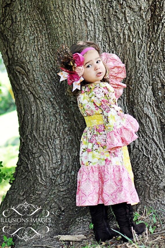 Chloe's Party Peasant Dress PDF Pattern