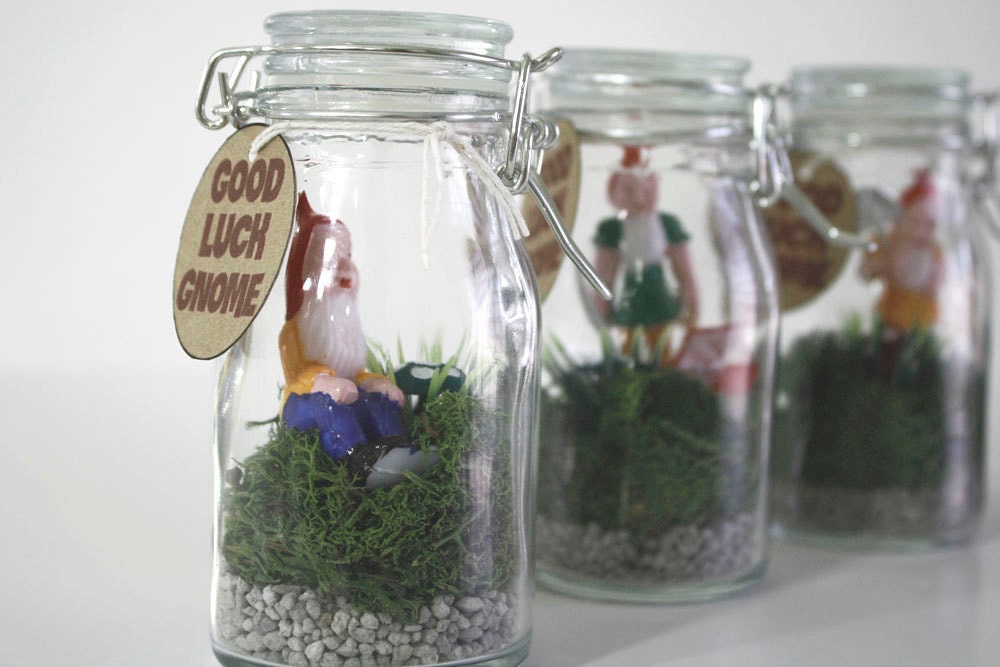 Good Luck Gnome Jar