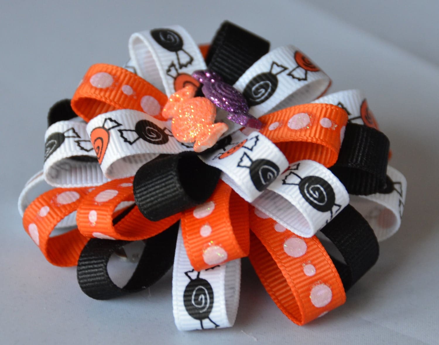 Flower Loop Bow Halloween Candy