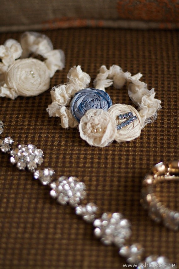 Wedding Blue Bridal Garter, Etsy, Rosebud Lips