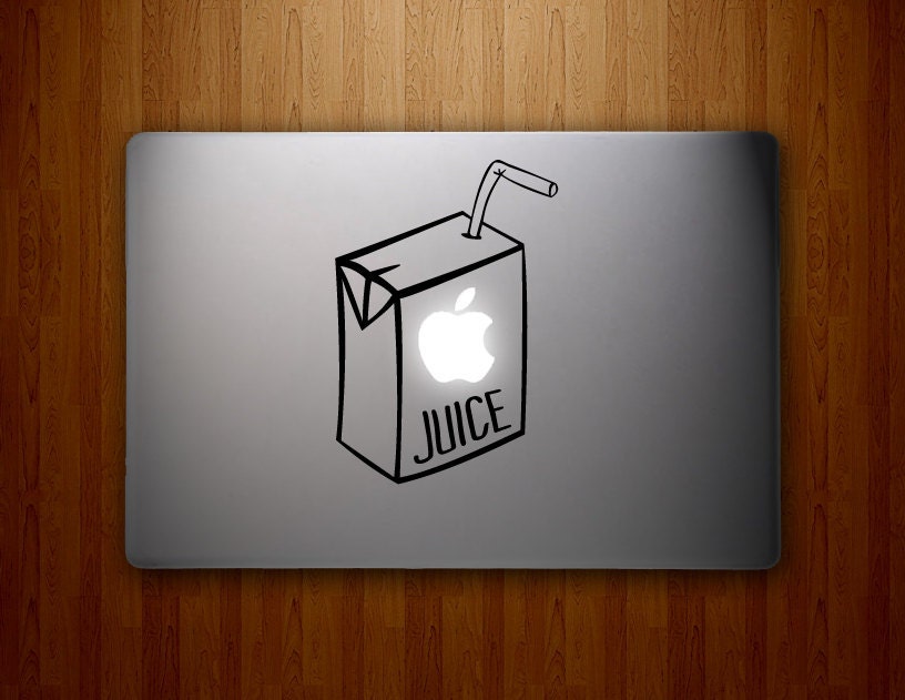 Apple Juice - Macbook Vinyl Decal