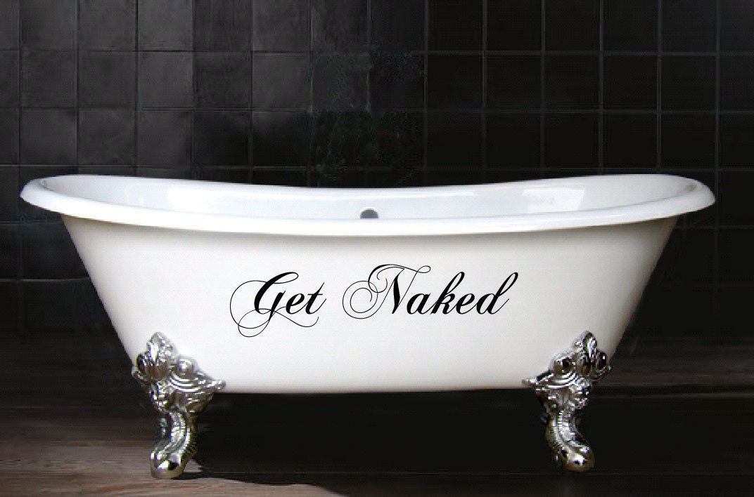 Get Naked Vinyl Decal