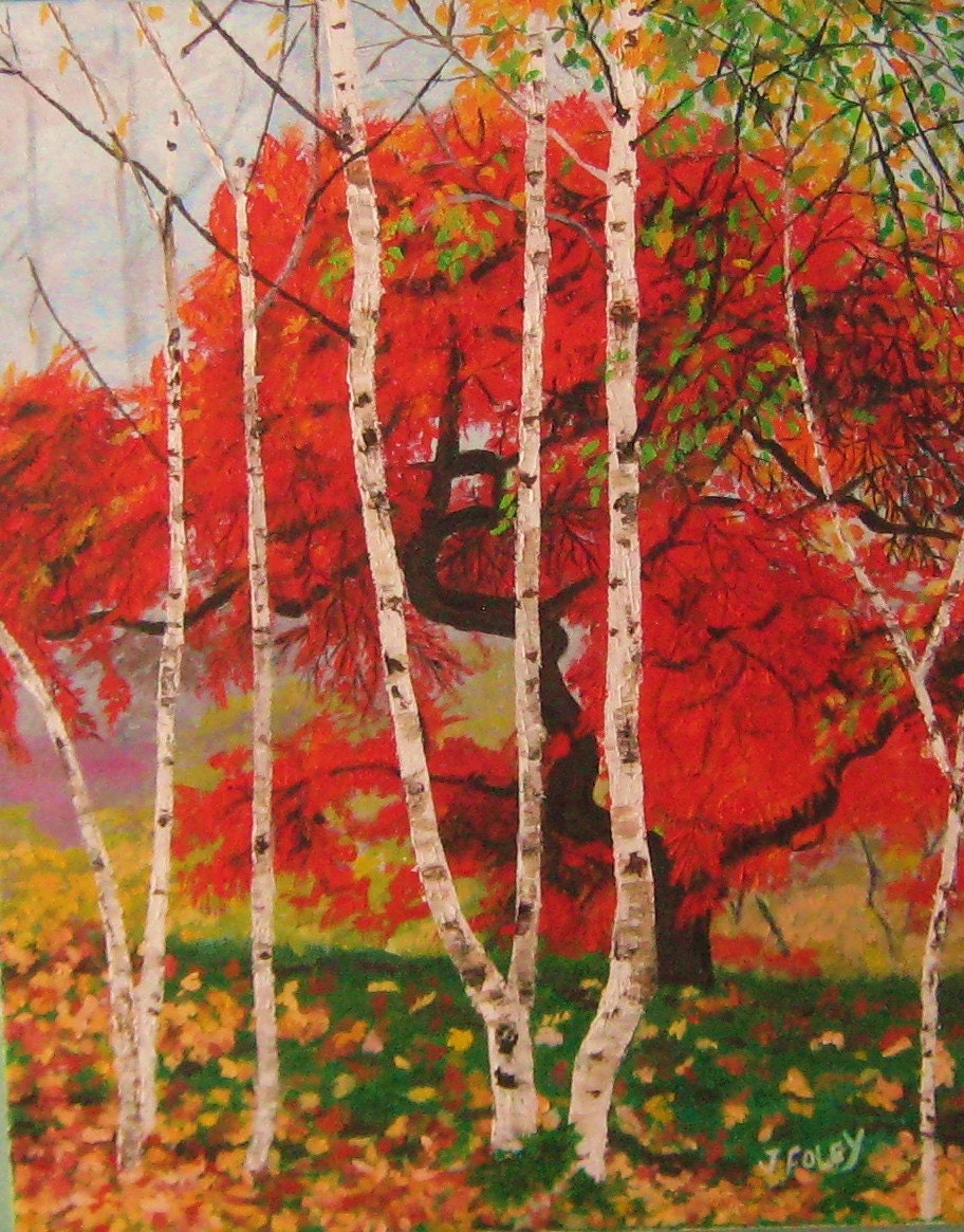 Original Autumn Oil painting