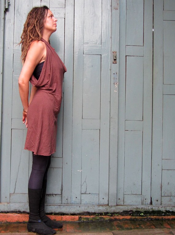 The Bombay Short Dress (hemp/organic cotton knit)