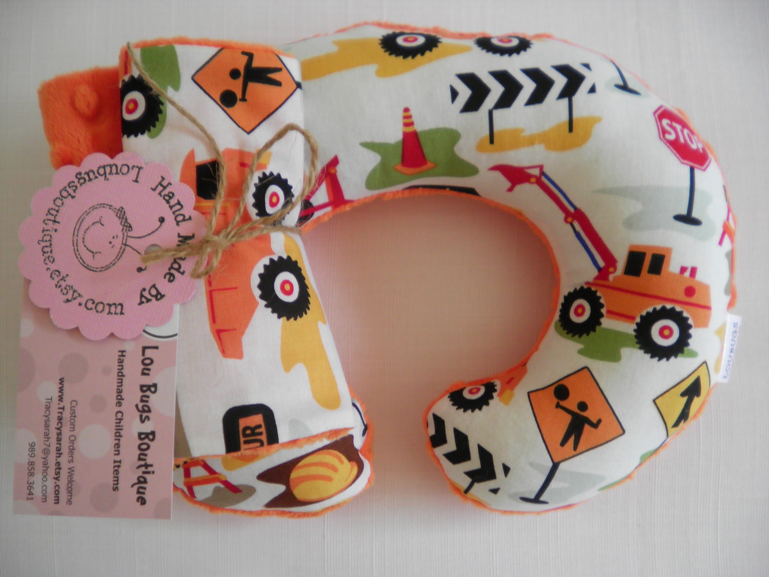 DIG IT Baby Toddler Childrens neck Travel Pillow with matching Car Seat Strap Covers