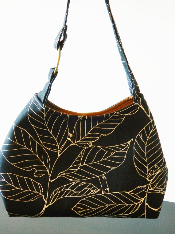 Navy Botanical Hobo