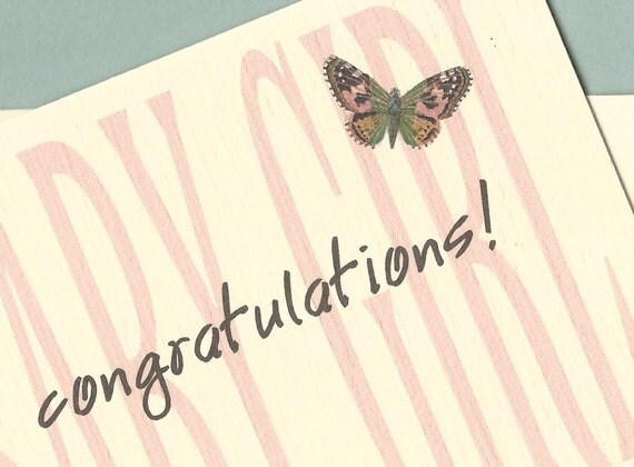 Baby Girl Congratulations Card