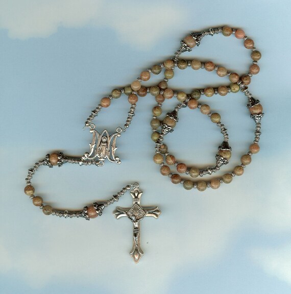 Image of Miraculous Mary Rosary Jasper