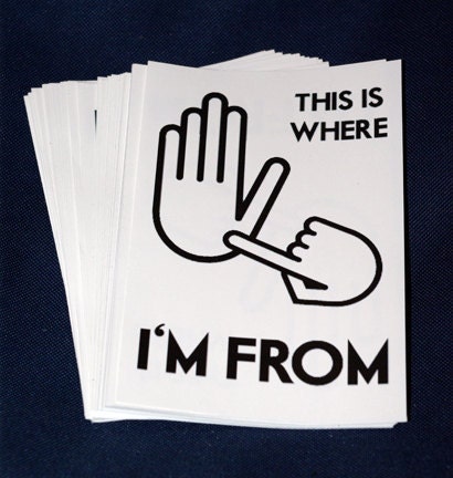 This is Where I'm From - Michigan/Detroit Sticker