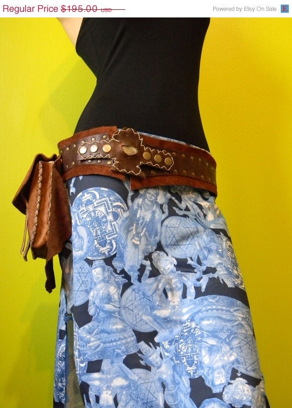 Summer Sale - Large pocket Belt - Native Indian