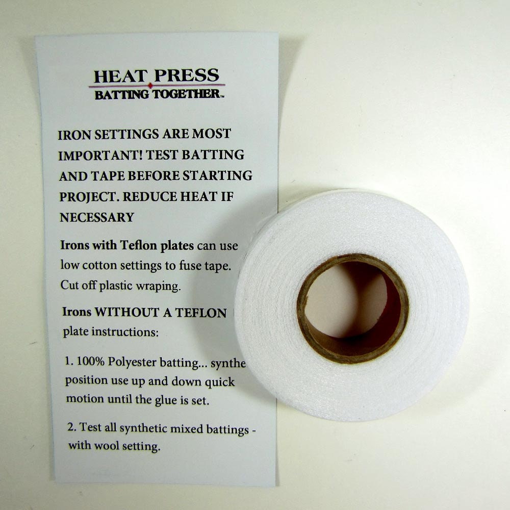 Heat Press Batting Together 1-1/2 x 10 yards
