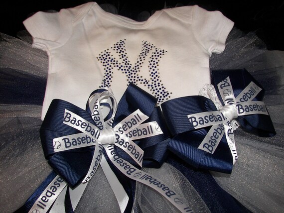 Baseball BLING Tutu Set--Adorable-Perfect for your Princess--You choose colors and team