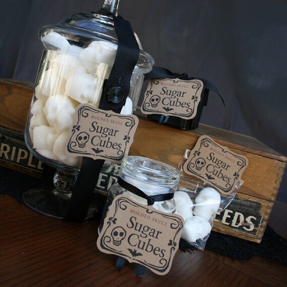 Sugar Cubes - 3 Boxes with 5 Skulls in Each
