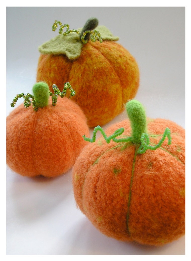 Harvest Pumpkin Knitting Pattern