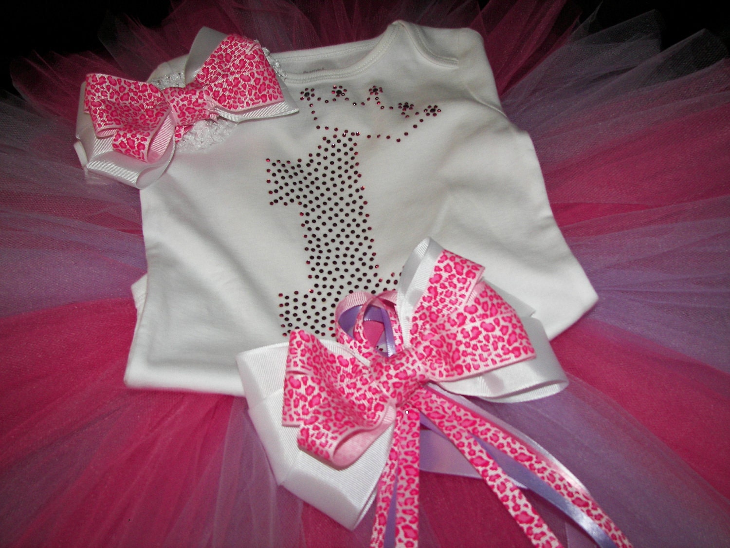 Birthday DIVA Bling Tutu Set--Boutique Style-Perfect for Birthdays,Portraits-Free Hairbow
