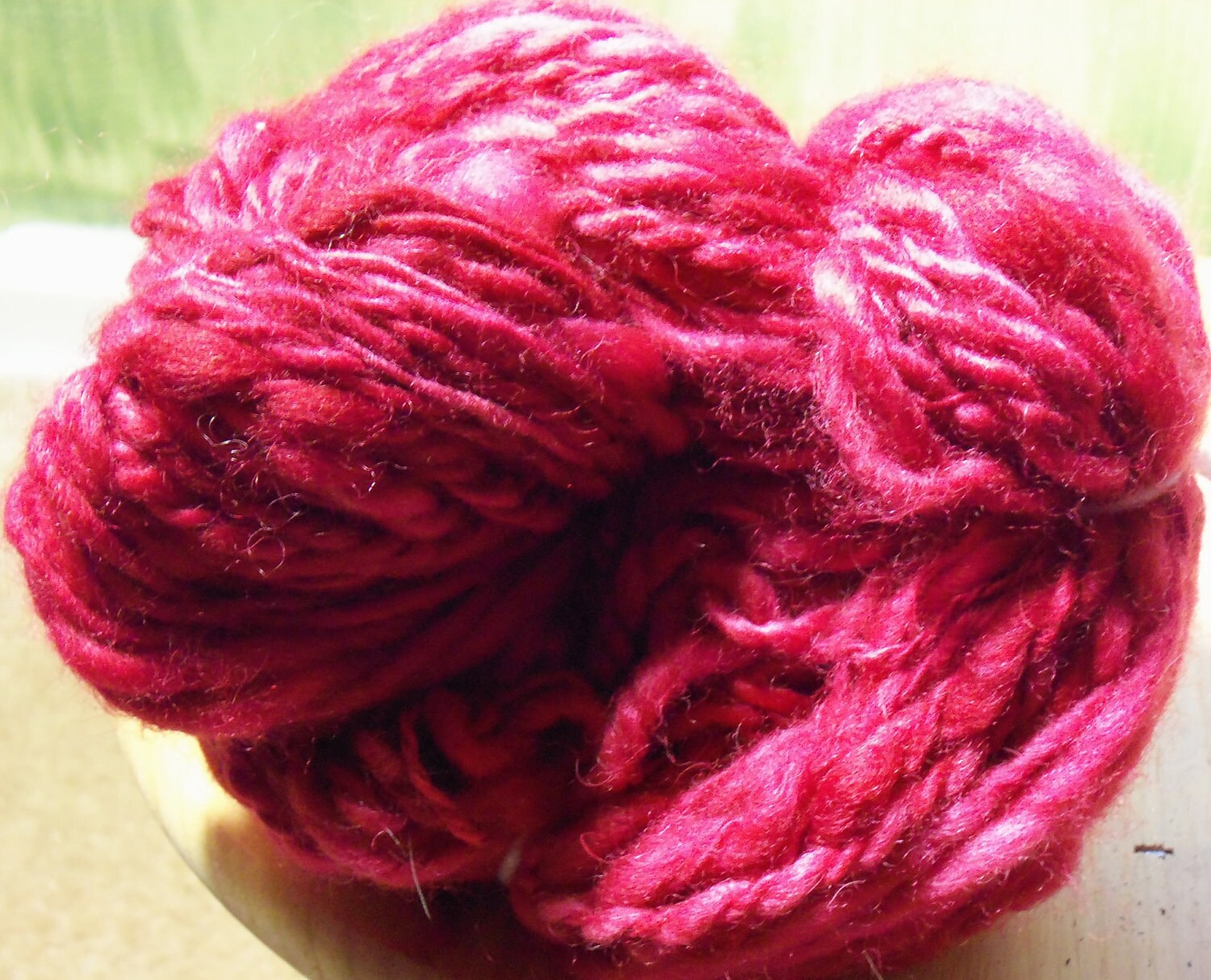 Briar Rose Red Handspun Yarn