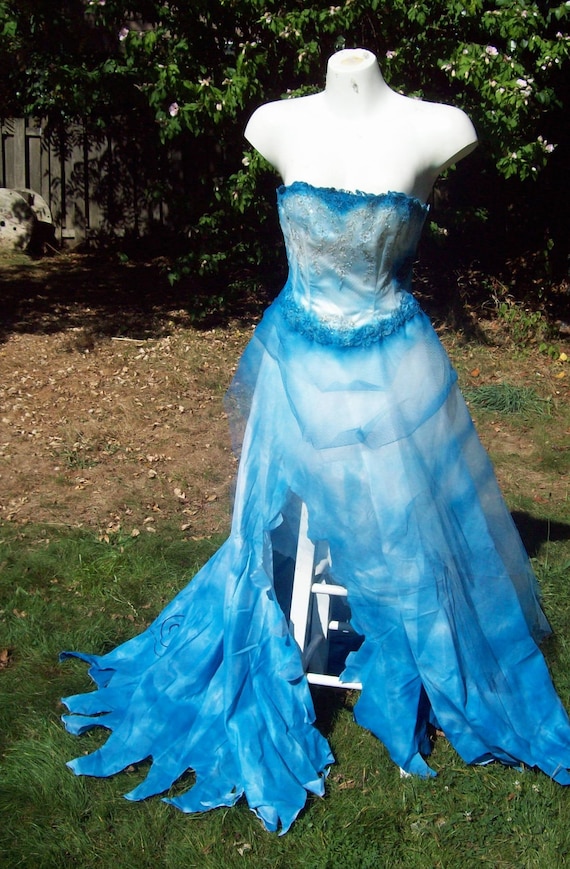 Custom Corpse Bride Wedding Dress Costume Gown Faeryspell Creations