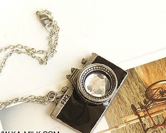 Black Camera Necklace