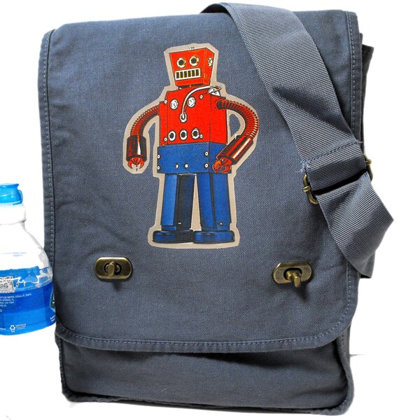 Mister Robot o  - Messenger Bag - Field Style for School, College, Vacation, Book, Laptop