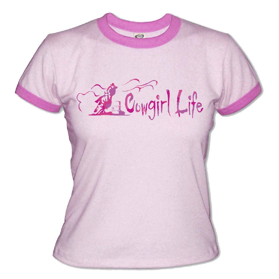 Pink Camo Barrel Racer Shirt