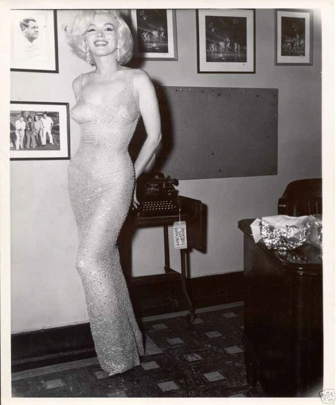 Marilyn Monroe Birthday Dress- Custom Sized