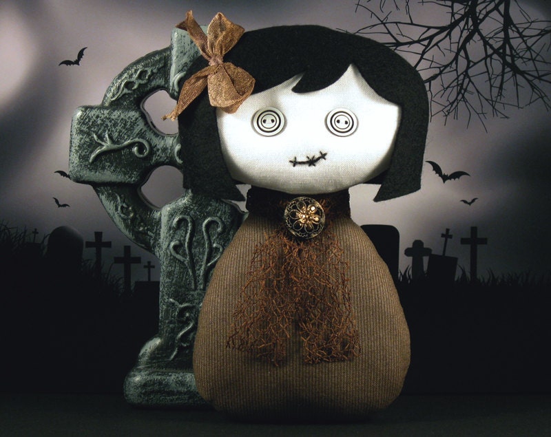 Hannah - Victorian Gothic Ghost Art Doll