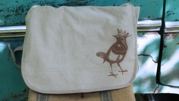 Bronze Birdy Paratrooper Style Messenger Bag